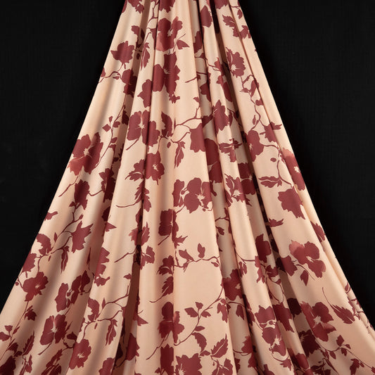 PIEL DE DURAZNO ESTAMPADO SALMON APRICOT