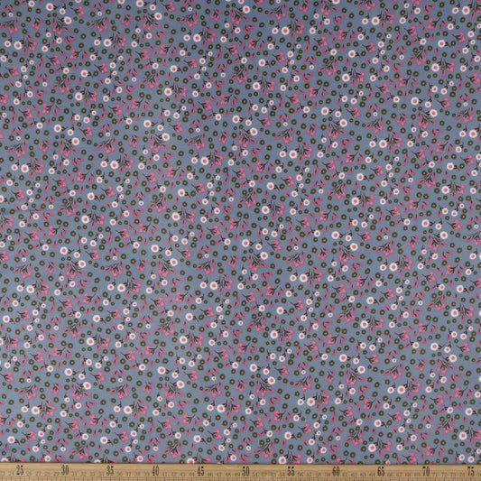 PIEL DE DURAZNO ESTAMPADO AZUL LUNA