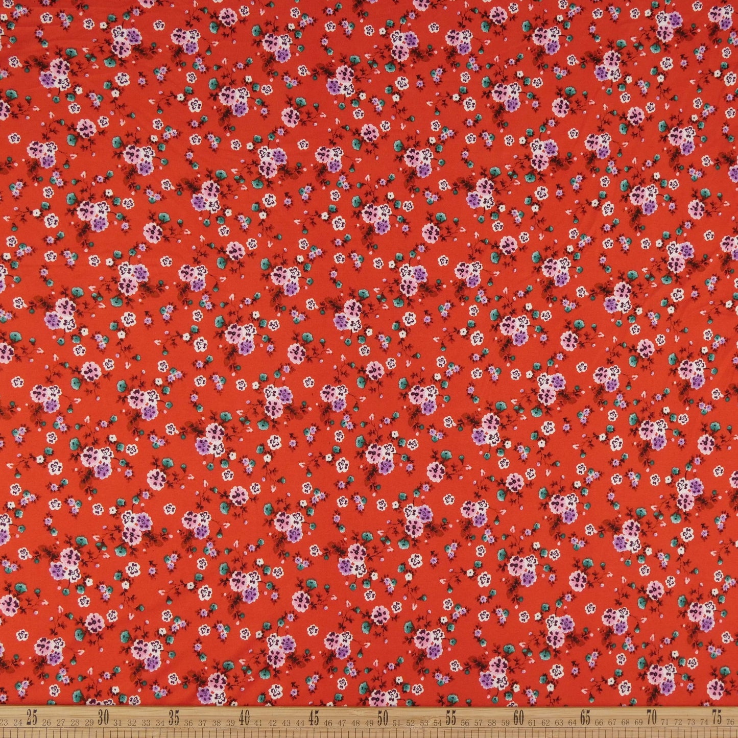 PIEL DE DURAZNO ESTAMPADO NARANJA