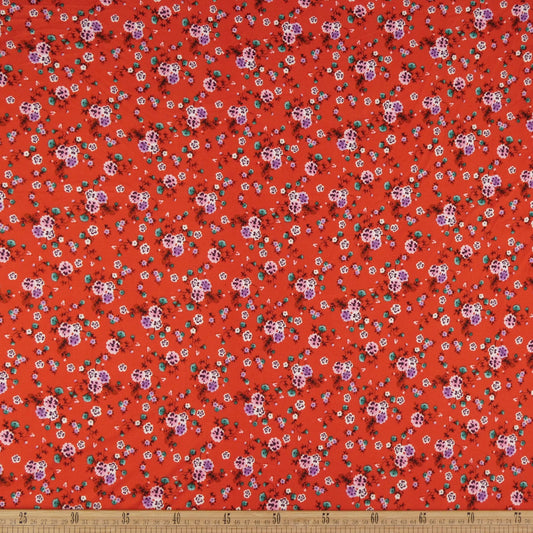 PIEL DE DURAZNO ESTAMPADO NARANJA