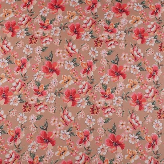 PIEL DE DURAZNO ESTAMPADO BEIGE TRIGO