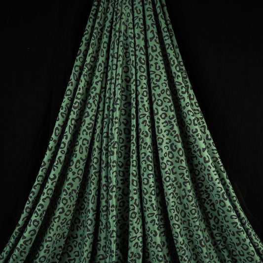 PIEL DE DURAZNO ESTAMPADO VERDE BRIER