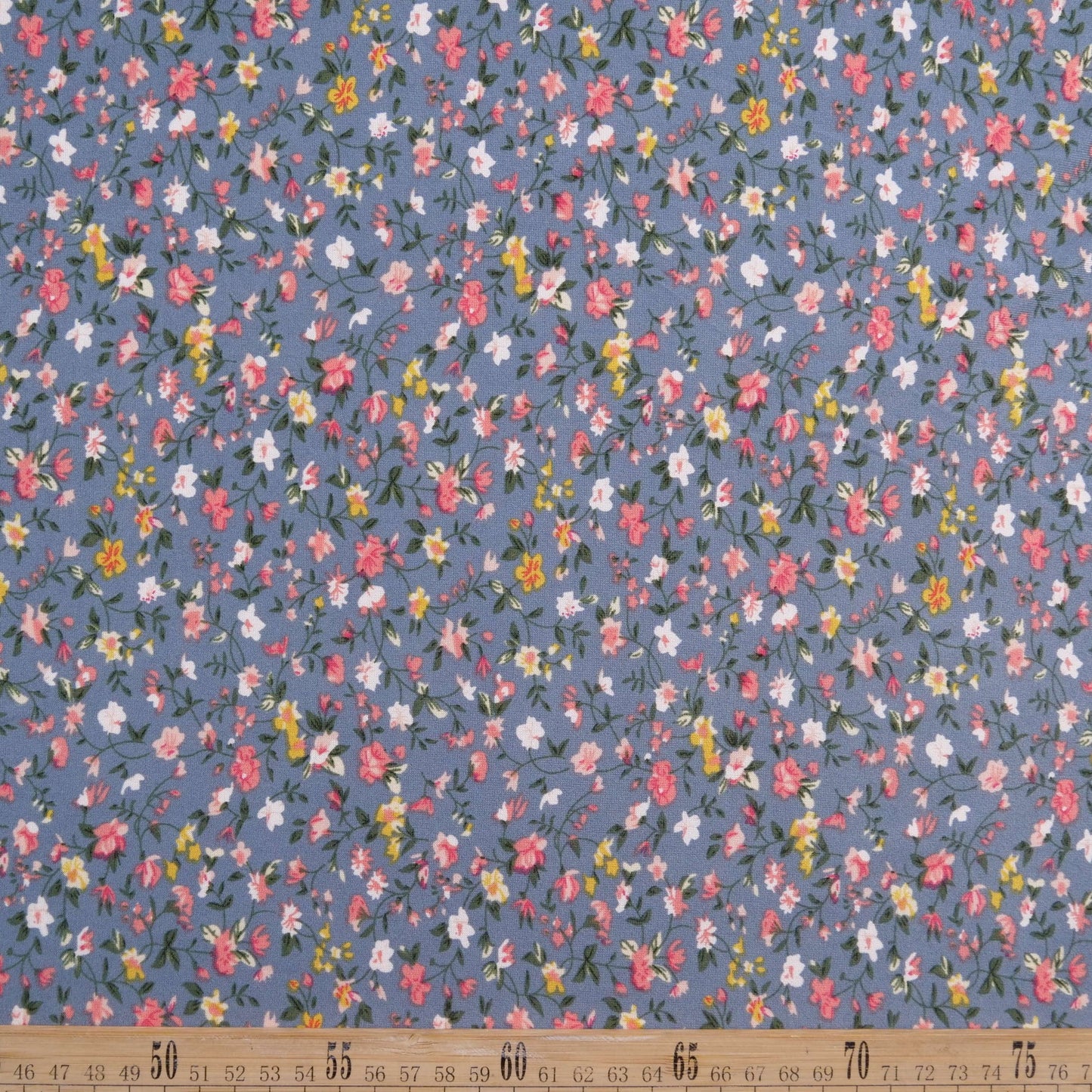 PIEL DE DURAZNO ESTAMPADO AZUL ESTELAR