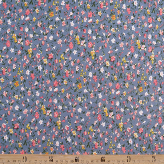 PIEL DE DURAZNO ESTAMPADO AZUL ESTELAR