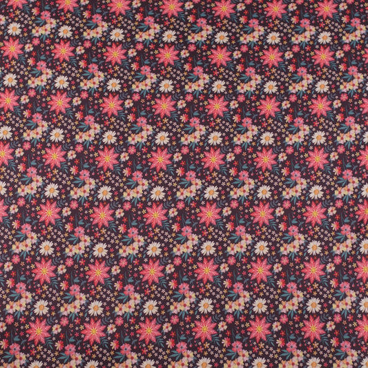 PIEL DE DURAZNO ESTAMPADO PURPURA PRUNE OSCURO
