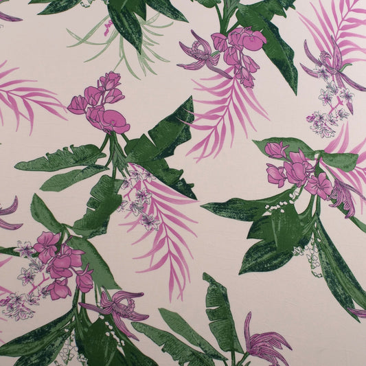 PIEL DE DURAZNO ESTAMPADO BLANCO BRILLANTE