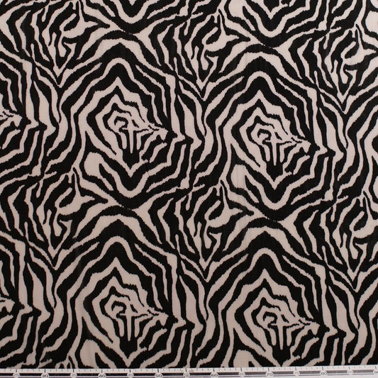 MODAL ESTAMPADO BLANCO BRILLANTE ANIMAL PRINT