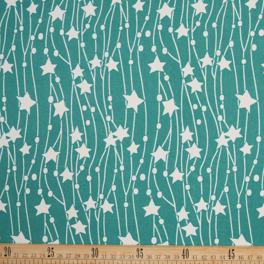 MODAL ESTAMPADO VERDE CERAMICA ESTRELLITAS