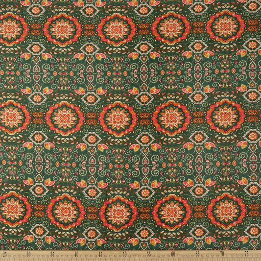 MODAL ESTAMPADO VERDE VERDANT FLORAL