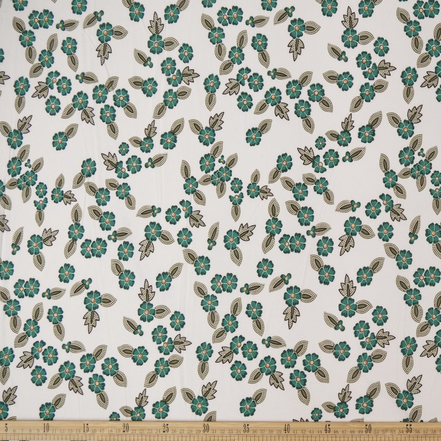 MODAL ESTAMPADO BLANCO BRILLANTE FLORES