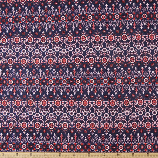 MODAL ESTAMPADO AZUL PEACOAT FLORAL