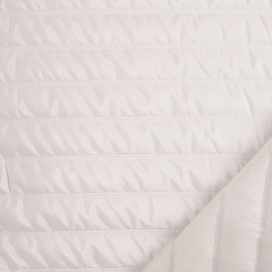 MATELASSE LISO BLANCO BRILLANTE RAYAS DOBLES