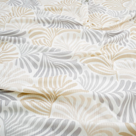 MORLEY ESTAMPADO BLANCO BRILLANTE CARACOLAS MARINAS