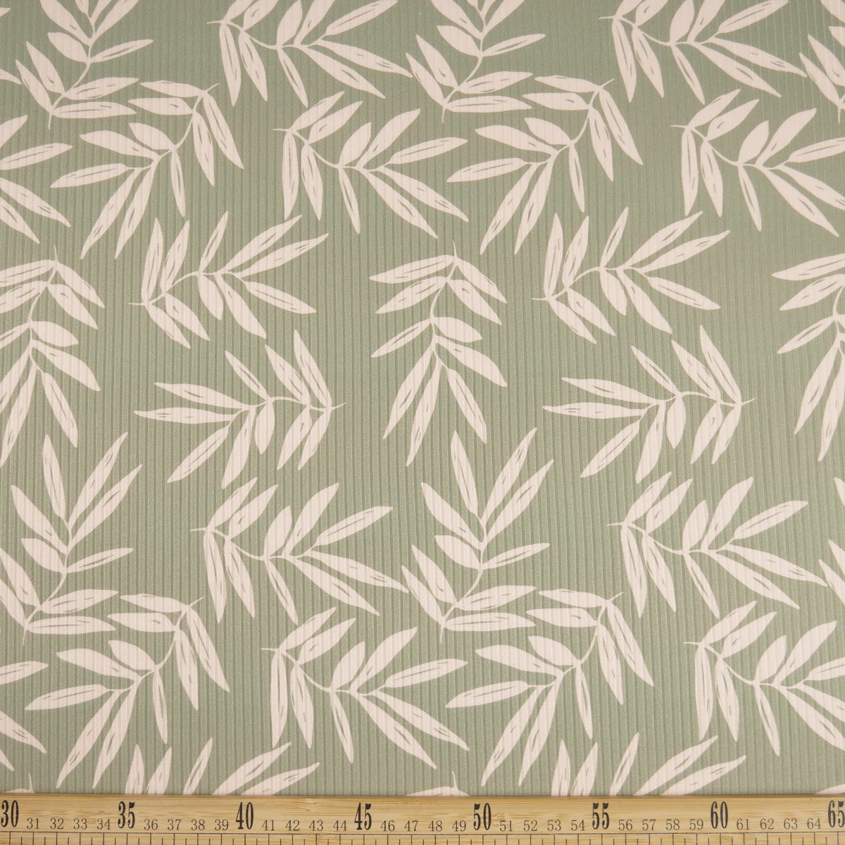 MORLEY ESTAMPADO VERDE ZARCILLO BOTANICO DE HOJAS