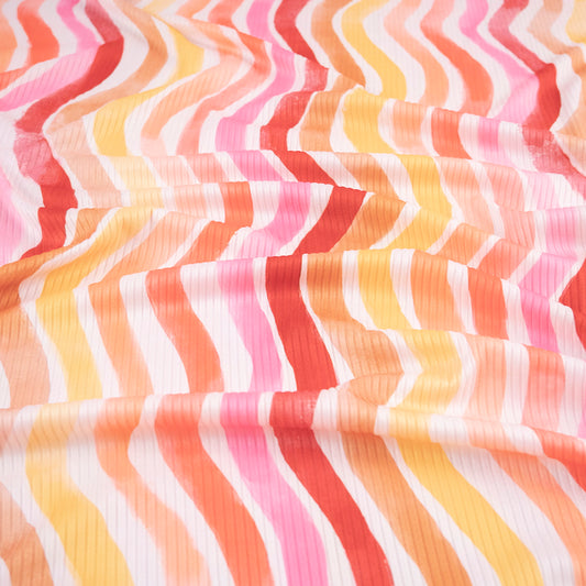 MORLEY ESTAMPADO BEIGE WHITECAP LINEAS ONDULADAS