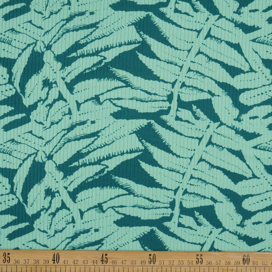 MORLEY ESTAMPADO VERDE CERAMICA HOJAS