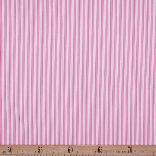 MORLEY ESTAMPADO ROSA SHOCKING  A RAYAS