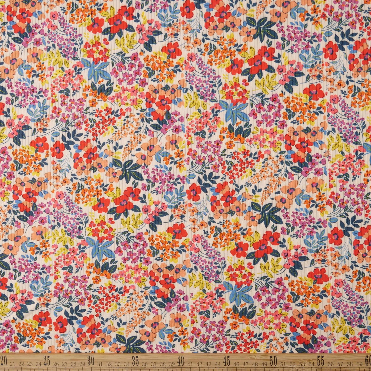 MORLEY ESTAMPADO NATURAL PERLA FLORAL COLORIDO