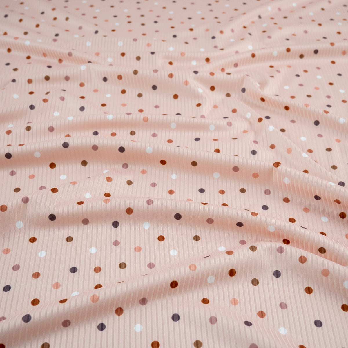 MORLEY ESTAMPADO ROSA PERLA MOTAS COLORIDAS