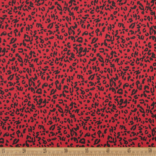 MORLEY ESTAMPADO ROJO CABERNET ANIMAL PRINT