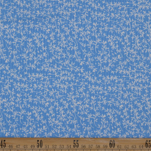 MORLEY ESTAMPADO AZUL VISTA FLORAL RETRO
