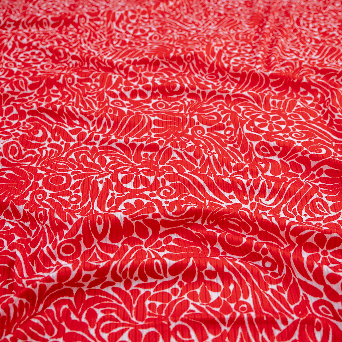 MORLEY ESTAMPADO ROJO CARMESI ENCAJE SIN COSTURA