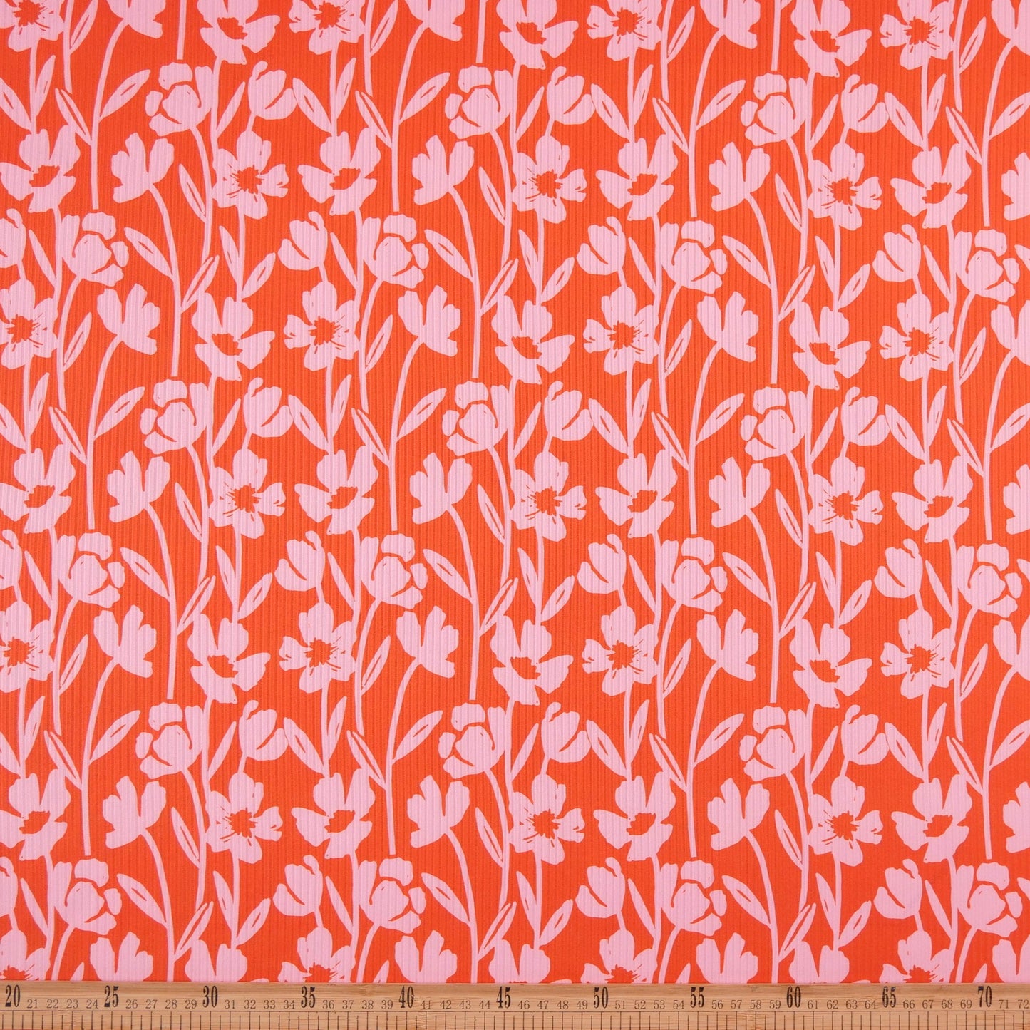 MORLEY ESTAMPADO NARANJA MECCA FLORAL