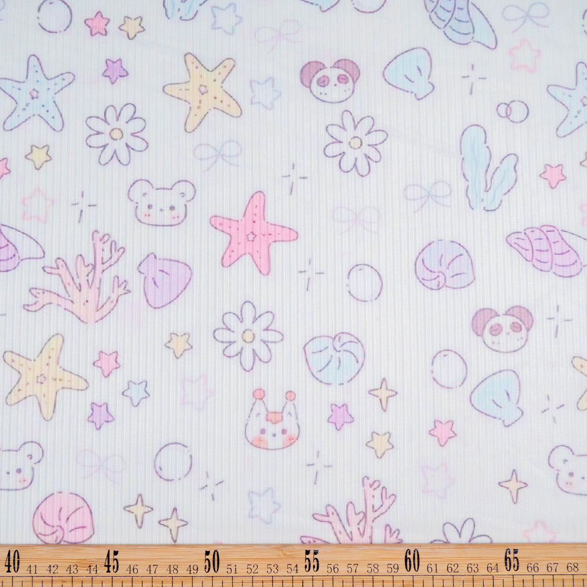 MORLEY ESTAMPADO INFANTIL BLANCO MALVAVISCO DISEÑO MARINO CON ANIMALES