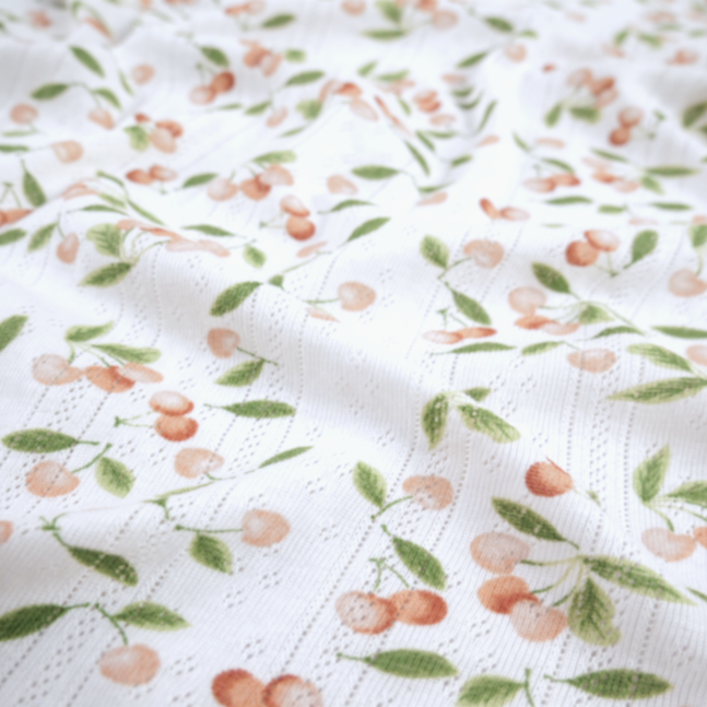 JACQUARD COTTON ESTAMPADO BLANCO BRILLANTE