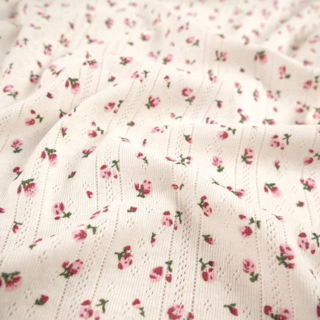 JACQUARD COTTON ESTAMPADO NATURAL PERLA