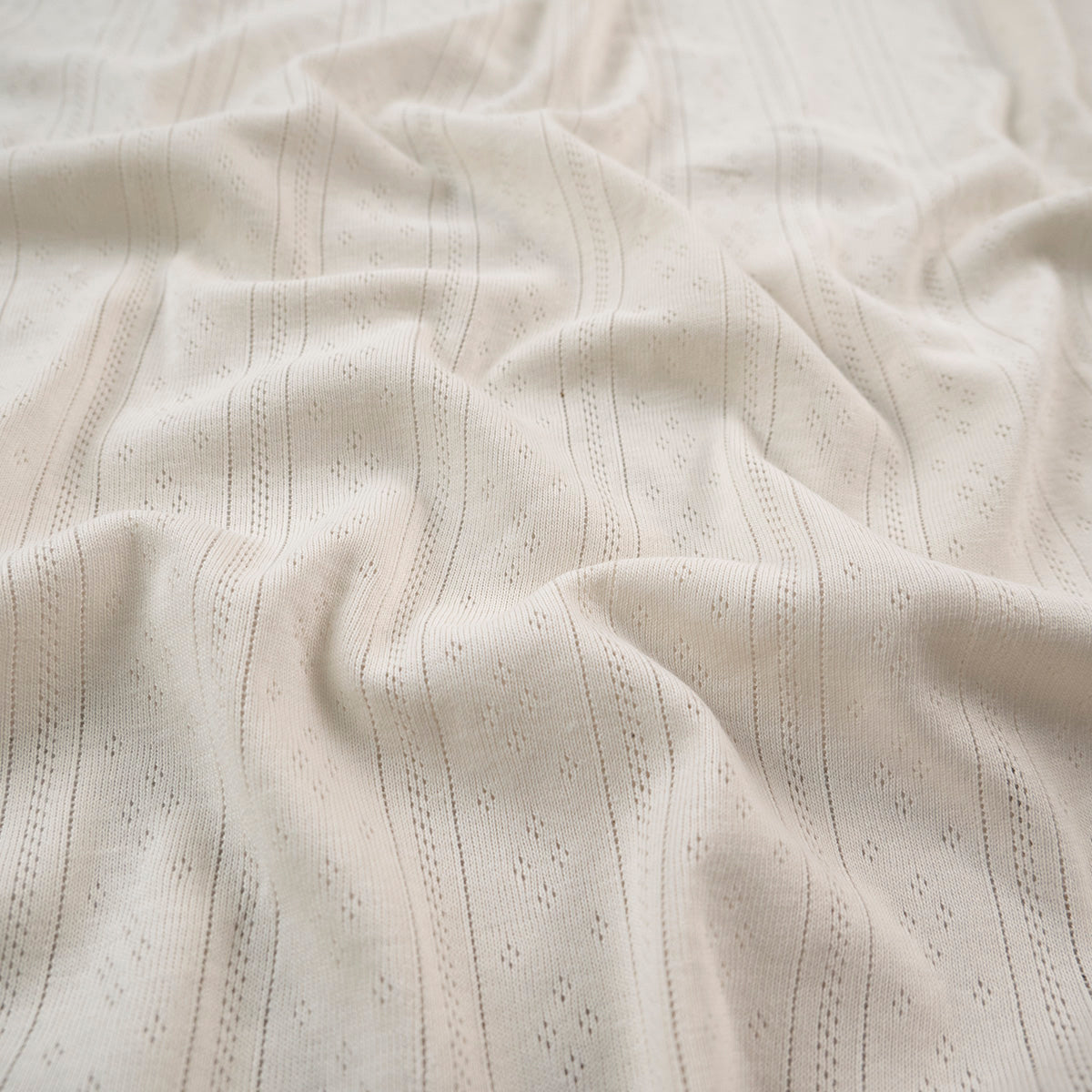 JACQUARD COTTON LISO BLANCO ANTIGUO