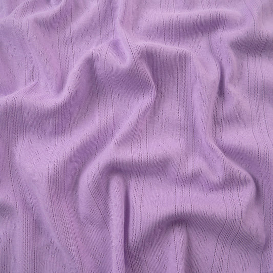 JACQUARD COTTON LISO LILA LAVENDULA