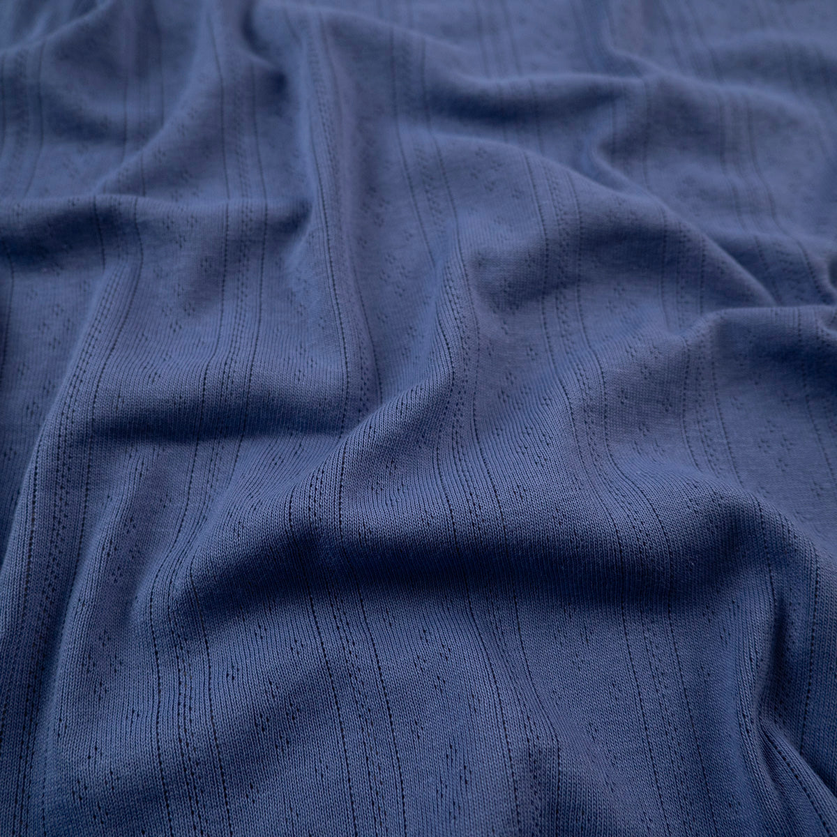 JACQUARD COTTON LISO AZUL BIJOU