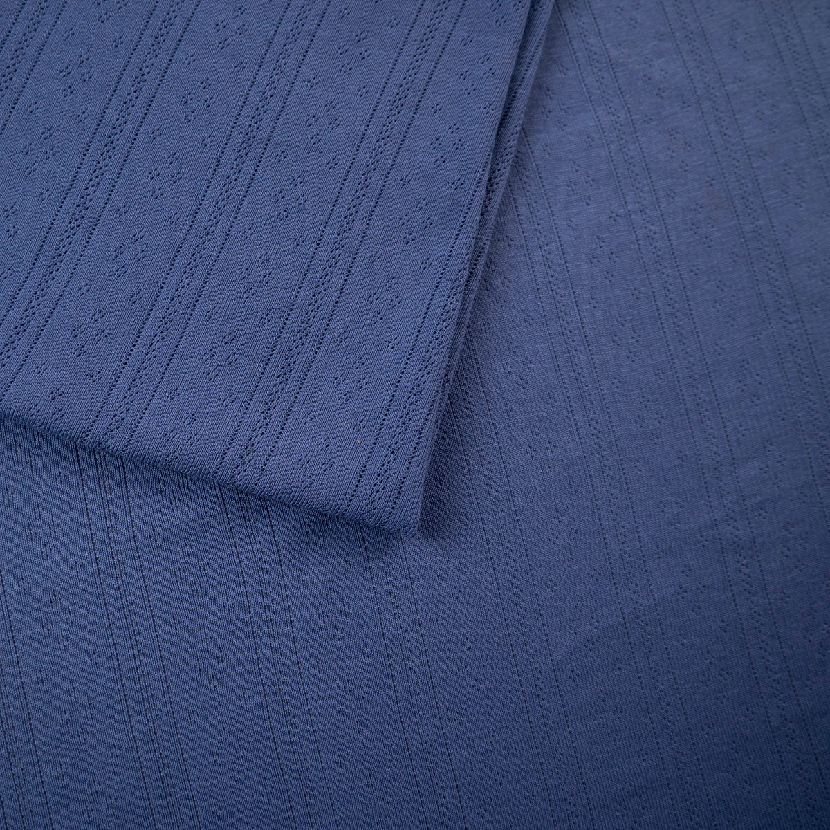 JACQUARD COTTON LISO AZUL BIJOU