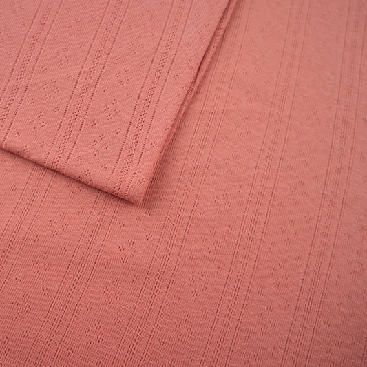 JACQUARD COTTON LISO NARANJA DAMASCO RAYAS