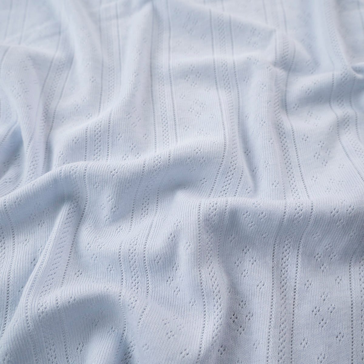 JACQUARD COTTON LISO CELESTE ILUSION