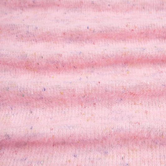 JERSEY CROCHET ROSA MUJER