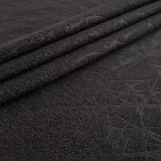 MOLETON LIBERATTO EMBOSS NEGRO METEORITO GEOMETRICO INTRINCADO