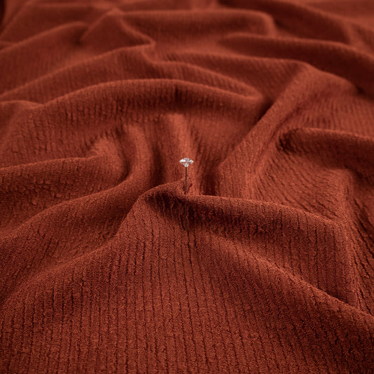 JERSEY DRAPE MARRON PICANTE