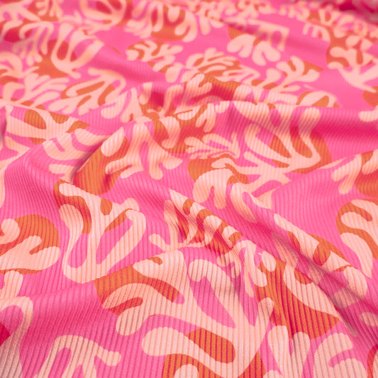 MINI MORLEY ESTAMPADO FUCSIA CYCLAMEN ARRECIFE DE CORAL