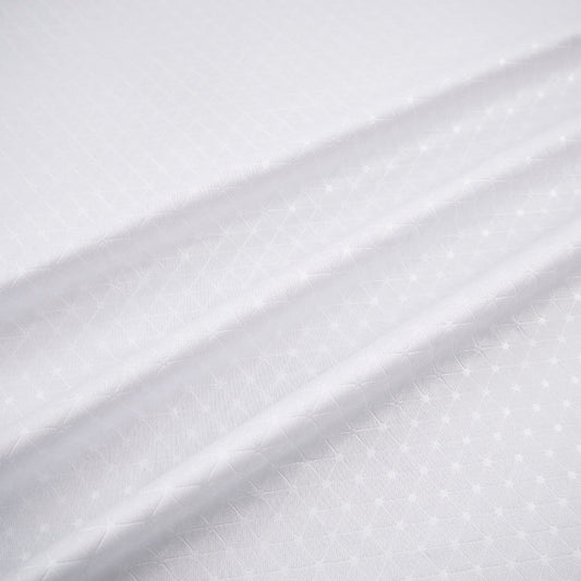 DRY FIT PREMIUM EMBOSS BLANCO BRILLANTE RELIEVES GEOMETRICOS