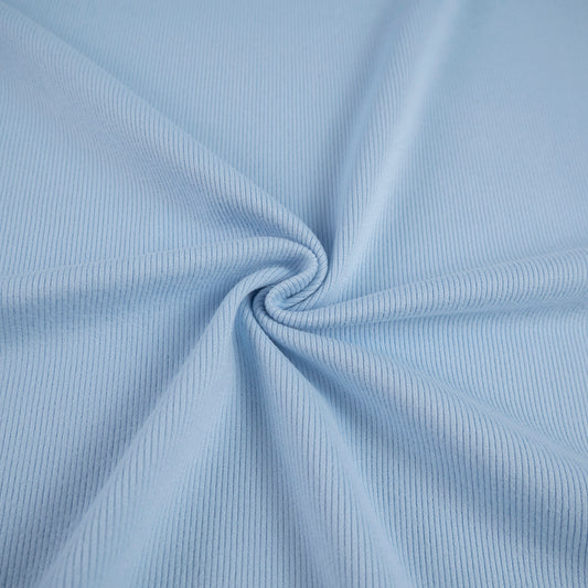 INTERLOCK RIBB SOFT CELESTE CERULEO