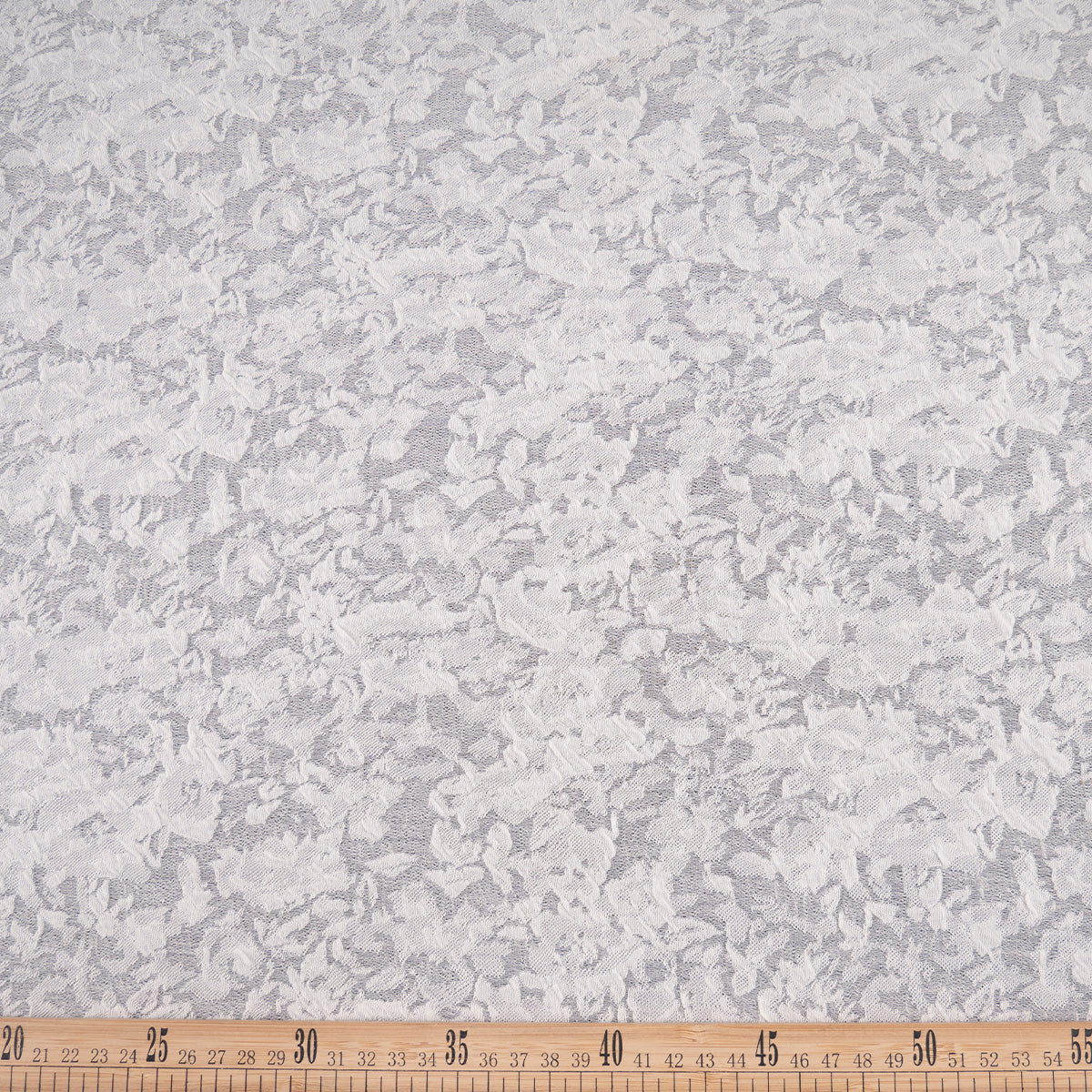 TRICOT JACQUARD BLANCO MALVAVISCO FLORAL