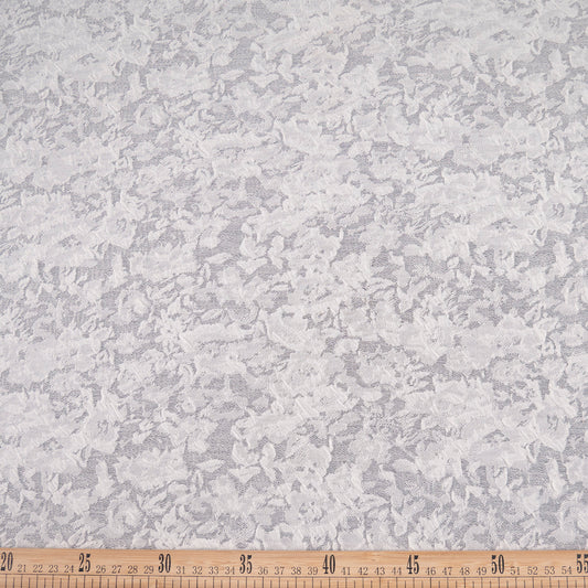 TRICOT JACQUARD BLANCO MALVAVISCO FLORAL