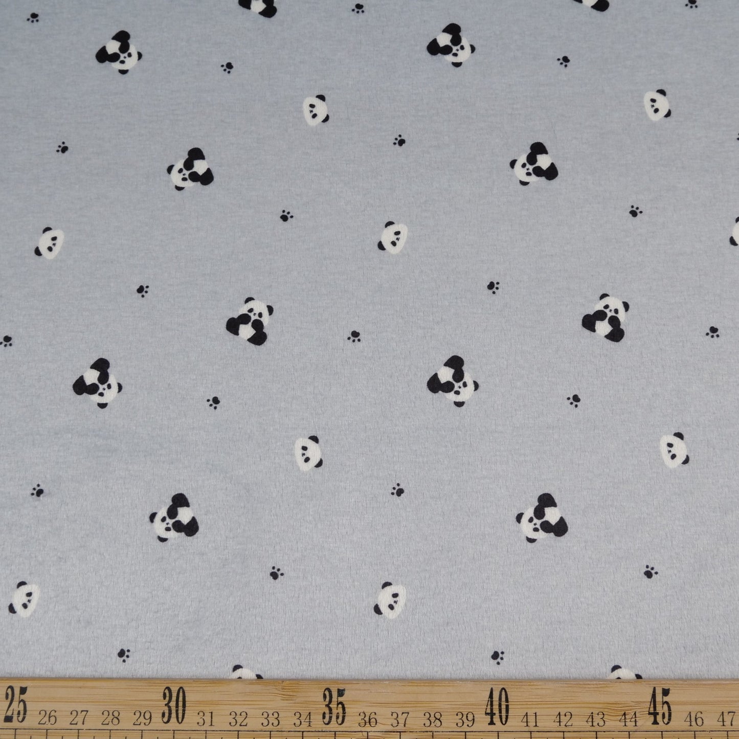 PANA ALOBA INFANTIL GRIS ALLOY PANDAS Y HUELLAS