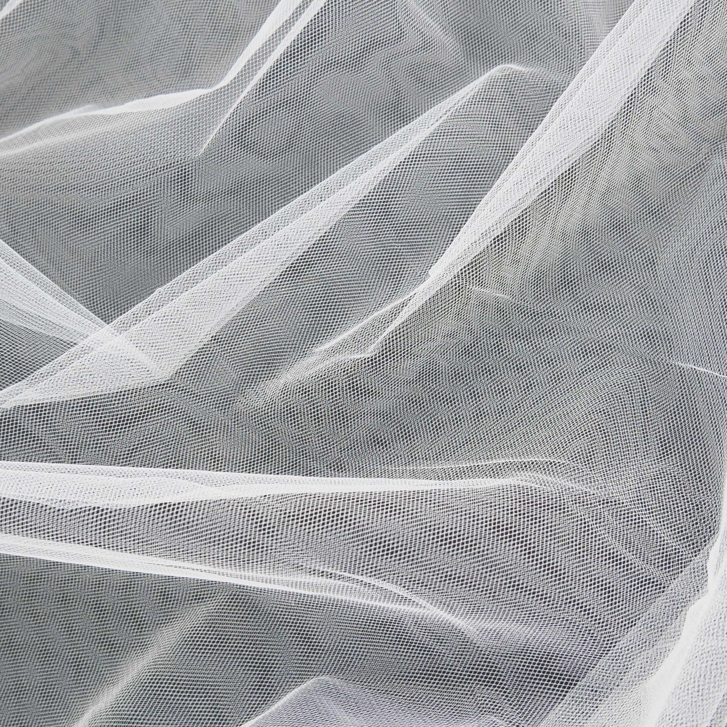 TUL VELO BLANCO BRILLANTE