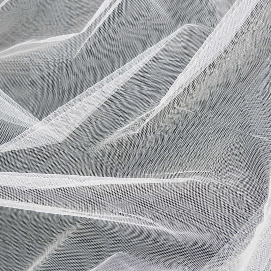 TUL VELO BLANCO BRILLANTE