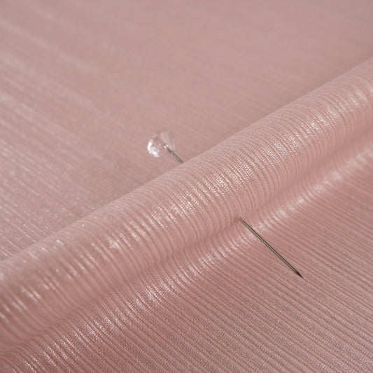 LAME PLISSE SALMON AMANECER