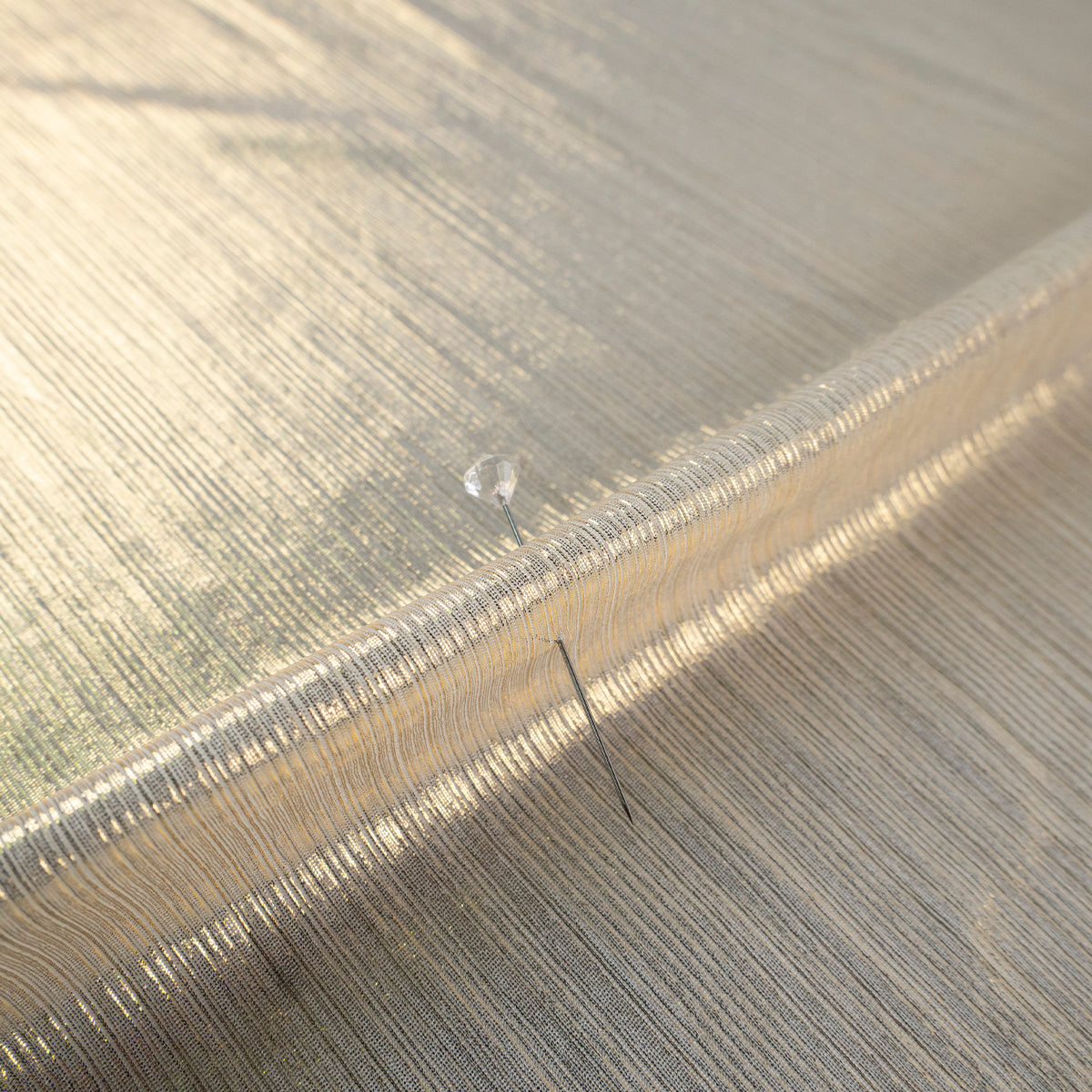 LAME PLISSE NATURAL CISNE