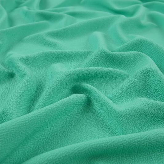 CREPE BOUCLE VERDE AGUA TURQUESA